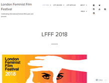 Tablet Screenshot of londonfeministfilmfestival.com